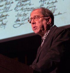 Marc Treib presenting at the LAF Summit