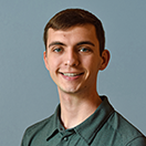 Ethan Bergeron smiles