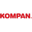Red text that says "KOMPAN"